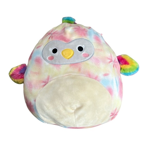 Squishmallow Carmella Rainbow Chicken-Kids Stuffed 11inch Medium - Picture 1 of 9